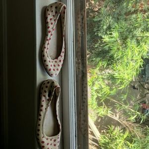 Camper polka dot flats